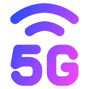 Cellular Network 5g Icon from Core Gradient - Free Set