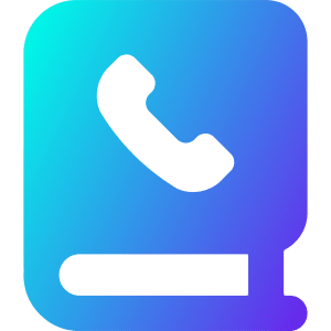 Contact Phonebook 2 Icon from Core Gradient - Free Set