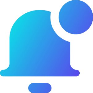 Notification Alarm 2 Icon from Core Gradient - Free Set