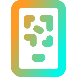 Phone Qr Icon from Core Gradient - Free Set
