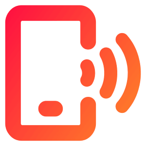 Phone Ringing 2 Icon from Core Gradient - Free Set