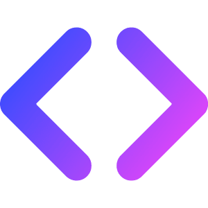 Angle Brackets Icon from Core Gradient - Free Set