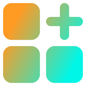 Application Add Icon from Core Gradient - Free Set