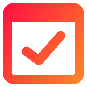 Browser Check Icon from Core Gradient - Free Set