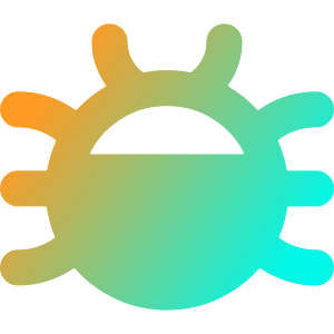 Bug Icon from Core Gradient - Free Set