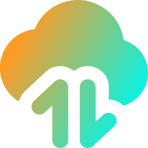 Cloud Data Transfer Icon from Core Gradient - Free Set