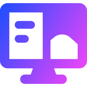 Code Monitor 2 Icon from Core Gradient - Free Set