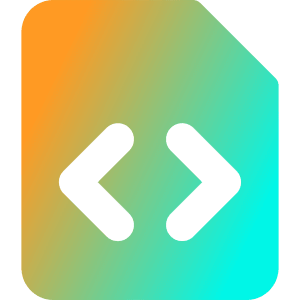 File Code 1 Icon from Core Gradient - Free Set