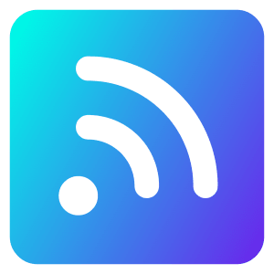 Rss Square Icon from Core Gradient - Free Set