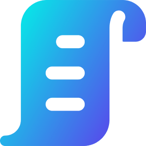Script 2 Icon from Core Gradient - Free Set