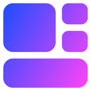 Widget Icon from Core Gradient - Free Set