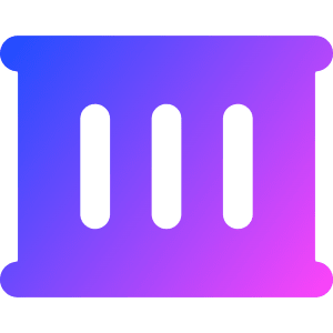 Container Icon from Core Gradient - Free Set