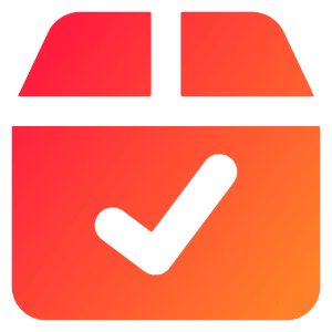 Shipment Check Icon from Core Gradient - Free Set