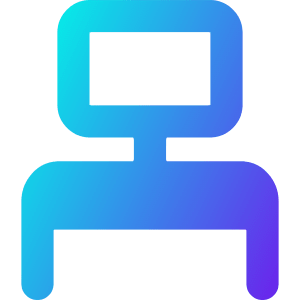 Workspace Desk Icon from Core Gradient - Free Set