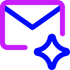 Ai Email Generator Spark Icon from Core Neon - Free Set
