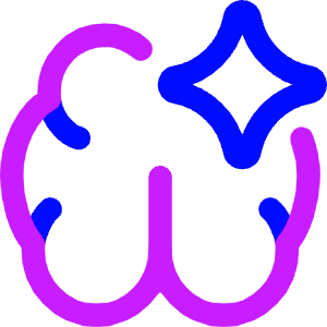Artificial Intelligence Spark Icon from Core Neon - Free Set