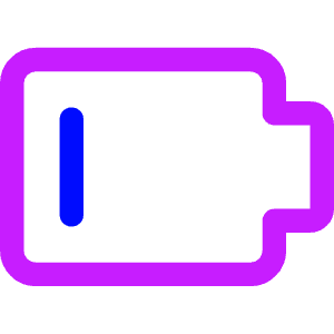 Battery Low 1 Icon from Core Neon - Free Set