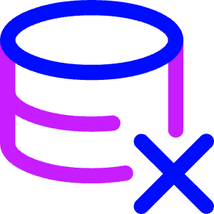 Database Remove Icon from Core Neon - Free Set