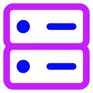 Database Server 1 Icon from Core Neon - Free Set