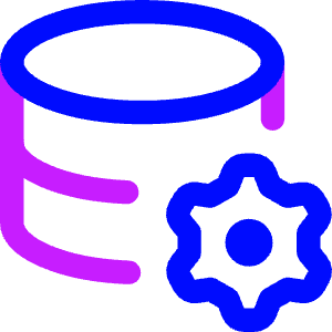 Database Setting Icon from Core Neon - Free Set