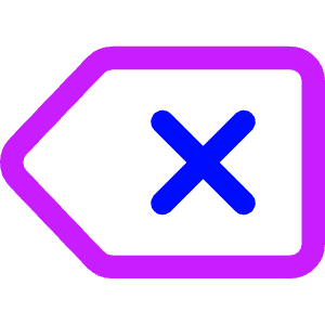 Delete Keyboard Icon from Core Neon - Free Set