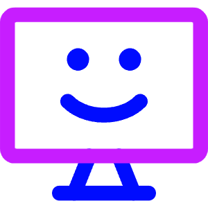 Desktop Emoji Icon from Core Neon - Free Set