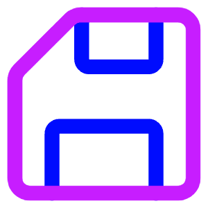 Floppy Disk Icon from Core Neon - Free Set