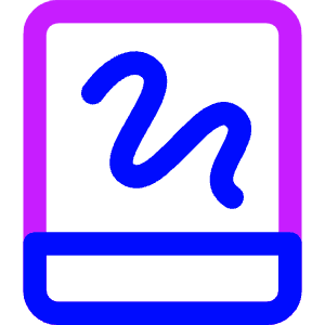 Hand Held Tablet Drawing Icon from Core Neon - Free Set