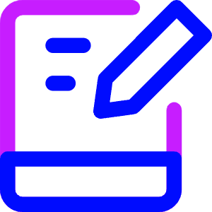 Hand Held Tablet Writing Icon from Core Neon - Free Set