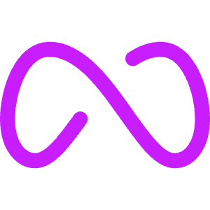 Meta Logo Icon from Core Neon - Free Set