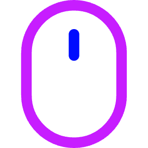 Mouse Wireless Icon from Core Neon - Free Set