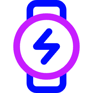 Watch Circle Charging Icon from Core Neon - Free Set