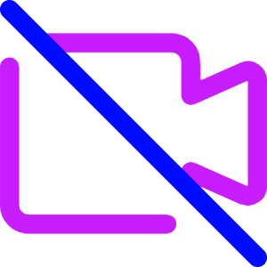 Webcam Video Off Icon from Core Neon - Free Set