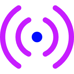 Wifi Horizontal Icon from Core Neon - Free Set