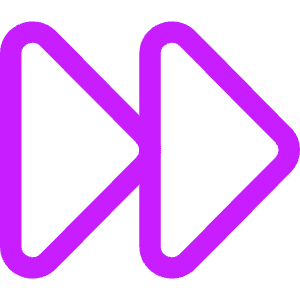 Button Fast Forward 1 Icon from Core Neon - Free Set