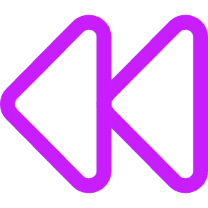 Button Rewind 1 Icon from Core Neon - Free Set