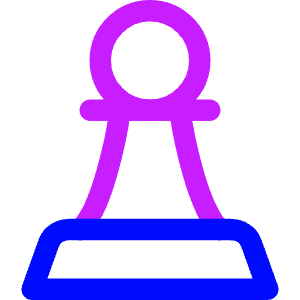 Chess Pawn Icon from Core Neon - Free Set