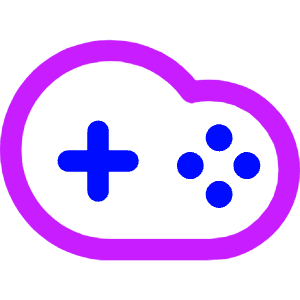 Cloud Gaming 1 Icon from Core Neon - Free Set