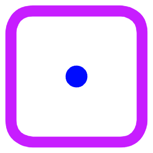 Dice 1 Icon from Core Neon - Free Set