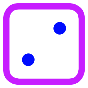 Dice 2 Icon from Core Neon - Free Set