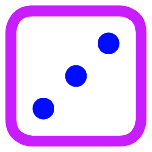 Dice 3 Icon from Core Neon - Free Set