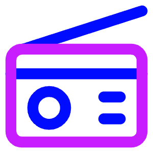 Radio Icon from Core Neon - Free Set