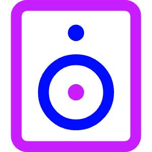 Speaker 2 Icon from Core Neon - Free Set