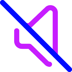 Volume Off Icon from Core Neon - Free Set