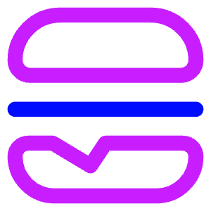 Burger 1 Icon from Core Neon - Free Set