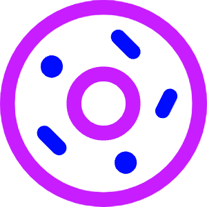 Donut Icon from Core Neon - Free Set