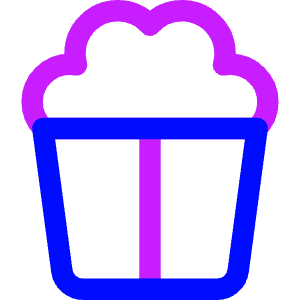 Popcorn Icon from Core Neon - Free Set