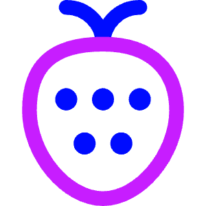 Strawberry Icon from Core Neon - Free Set