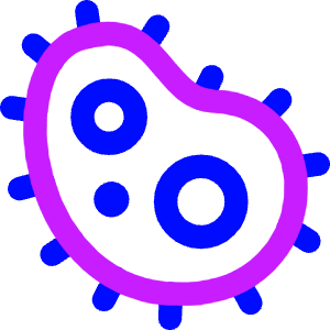 Bacteria Virus Cells Biology Icon from Core Neon - Free Set