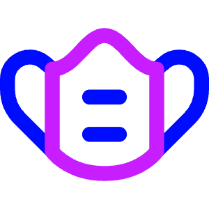 Flu Mask Icon from Core Neon - Free Set